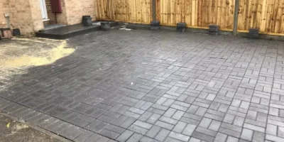 block paved driveway project in bordon hampshire 02