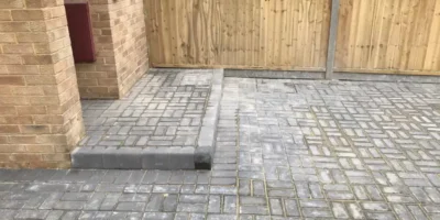 block paved driveway project in bordon hampshire 03